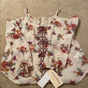 boho style, cold shoulder long sleeve blouse